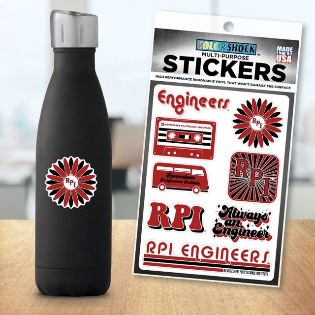 Rensselaer Polytechnic Institute 7.5'' x 7.5'' Sticker Sheet