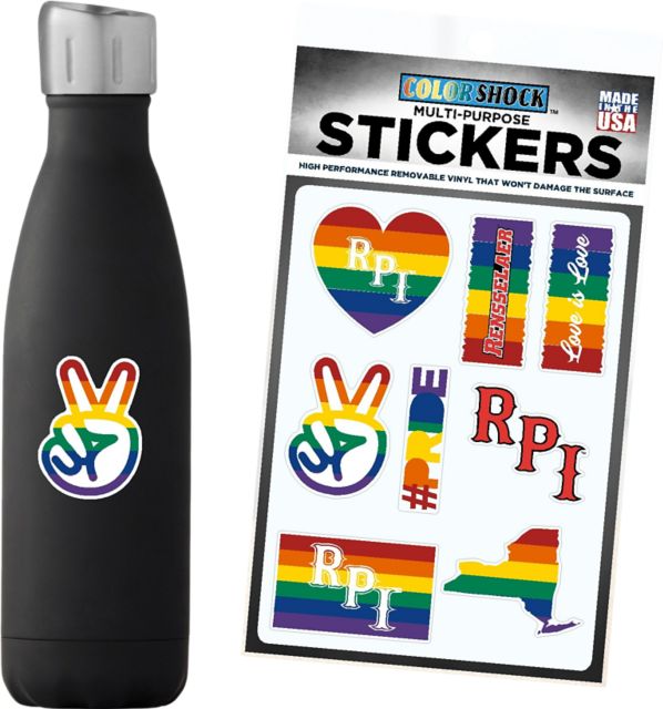 Rensselaer Polytechnic Institute 7.5'' x 7.5'' Sticker Sheet