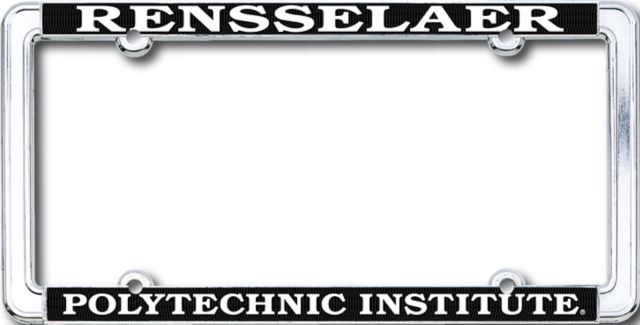 Rensselaer Polytechnic Institute Thin Rim License Plate Frame