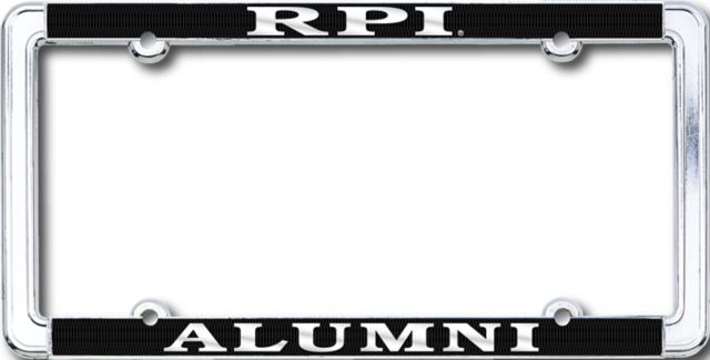 Rensselaer Polytechnic Institute Alumni Chrome License Plate Frame