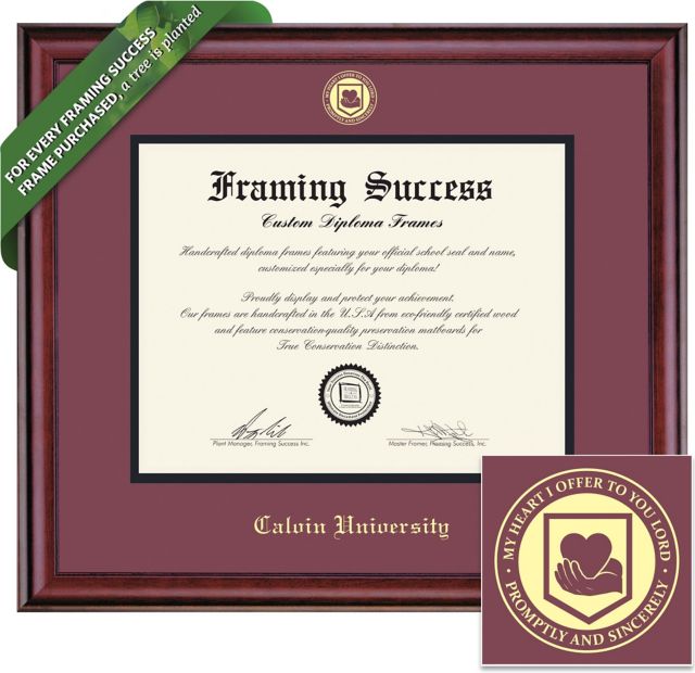 Calvin University 7 x 9 Diploma Frame