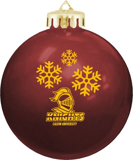 Calvin University Knights Ball Ornament