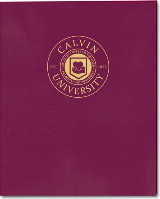 Calvin University Folder 2 Pocket