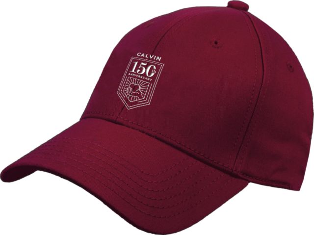 Calvin University 150th Anniversary Structured Adjustable Pro Style Hat 150th Anniversary Badge - ONLINE ONLY