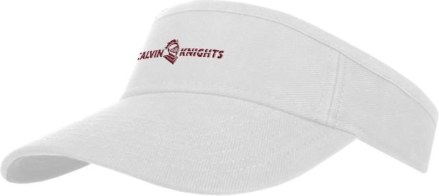 Calvin University 150th Anniversary Brushed Bull Denim Visor Calvin Knights One Line - 150th Anniversary - ONLINE ONLY
