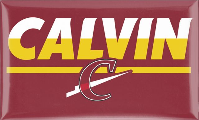 Calvin University 2.2 x 3.6 Domed Magnet
