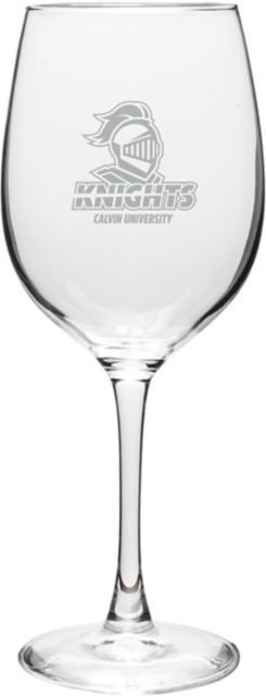 Calvin University 16 oz. Wine Glass