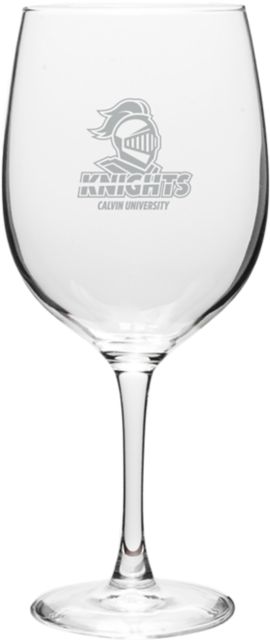 Calvin University 19 oz. Wine Glass