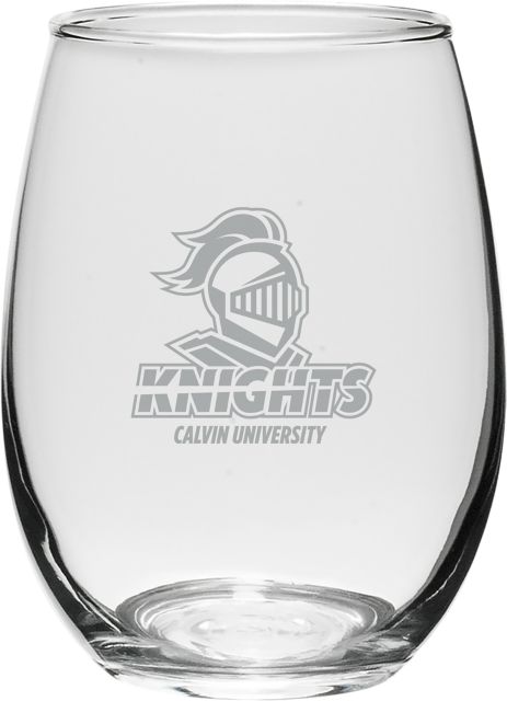 Calvin University 21 oz. Wine Glass