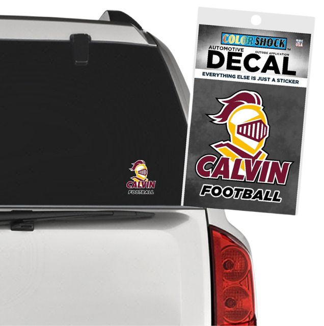 Calvin University Football Decal