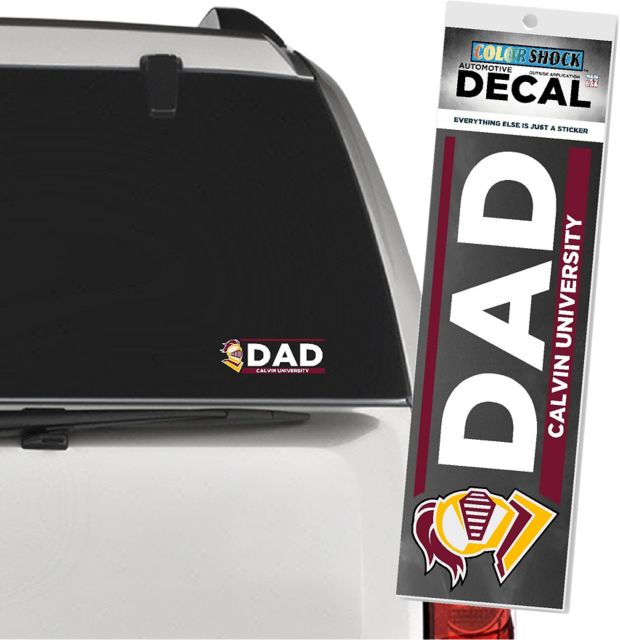 Calvin University Dad Decal
