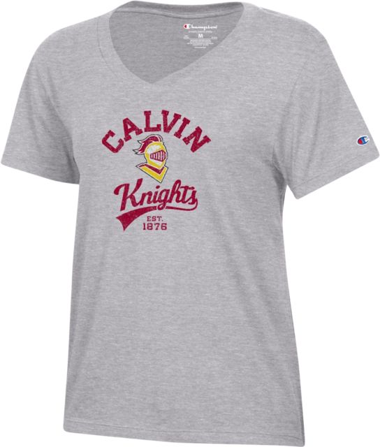 Calvin University Women's V-Neck Short Sleeve T-Shirt