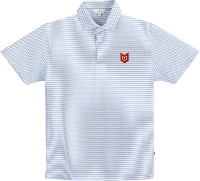 Calvin University Stripe Performance Polo