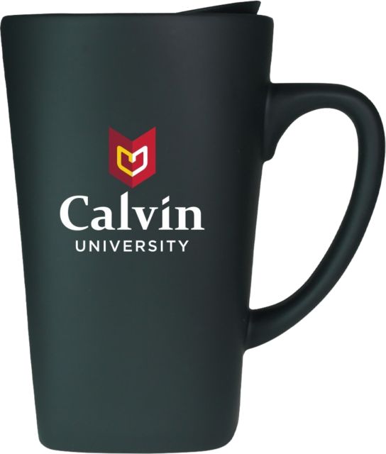 Calvin University Knights 16 oz. Soft Touch Ceramic Mug