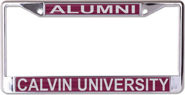 Calvin University Alumni License Plate Frame