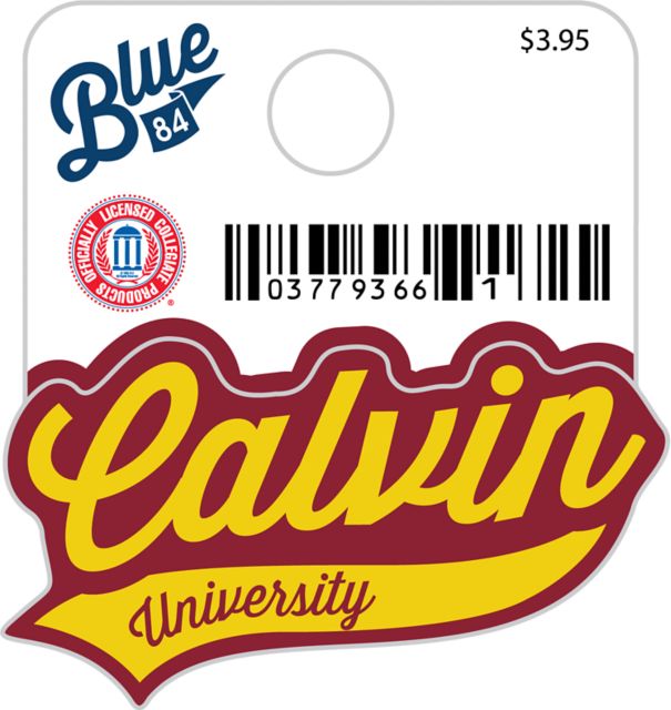 Calvin University Mini Sticker