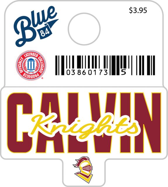 Calvin University Knights Mini Sticker