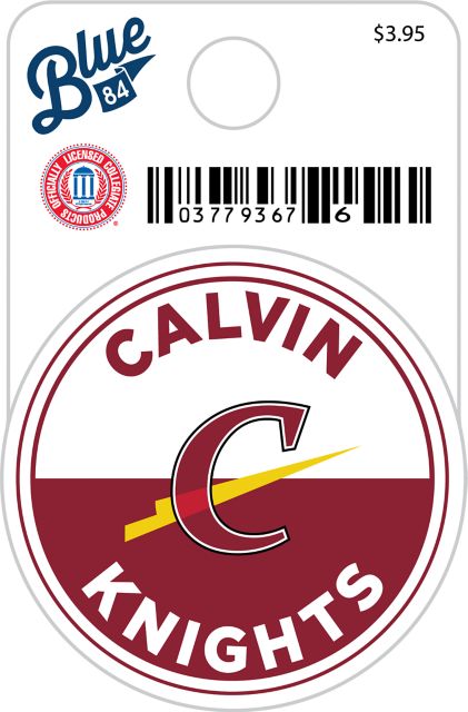 Calvin University Knights Mini Sticker