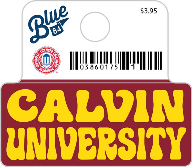 Calvin University Mini Sticker