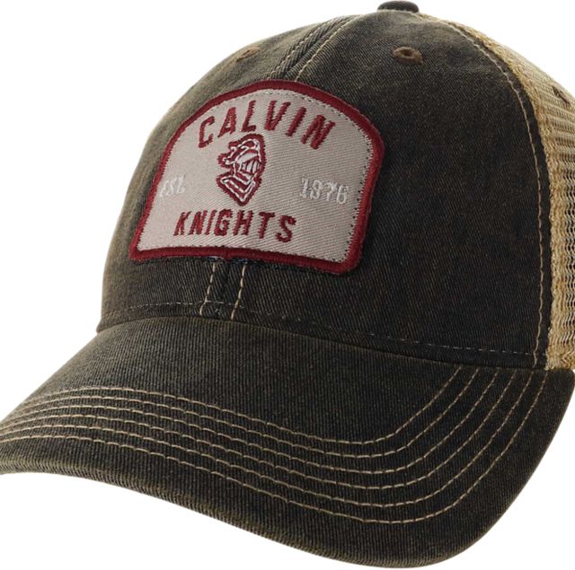 Calvin University Patch Trucker Cap