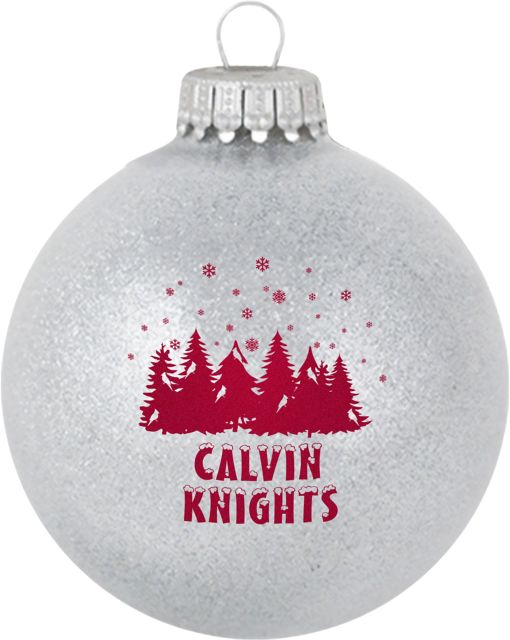 Calvin University Knights Ball Ornament