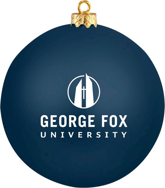 George Fox University Shatterproof Round Ornament