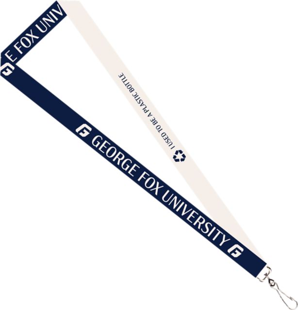 George Fox University Recycled Lanyard