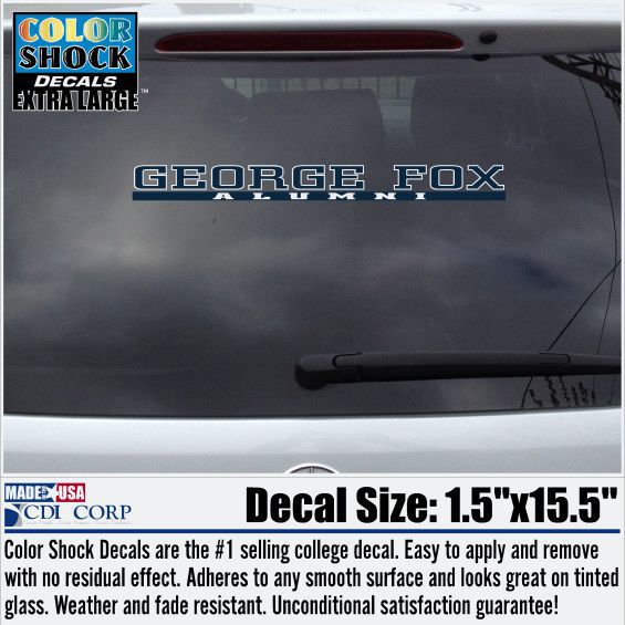 George Fox University Alumni Decal Strip