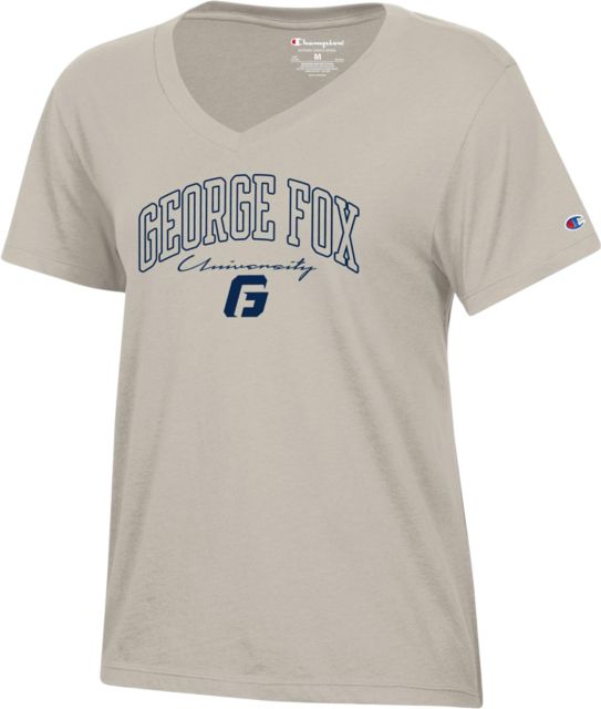George Fox University Women's V-Neck Short Sleeve T-Shirt