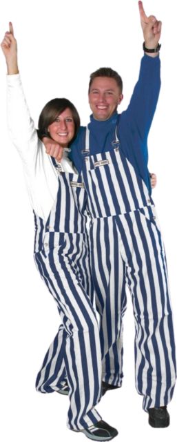 George Fox University Stripe Game Bib Overalls