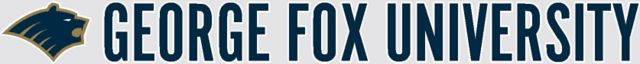 George Fox University Bruins Strip Decal