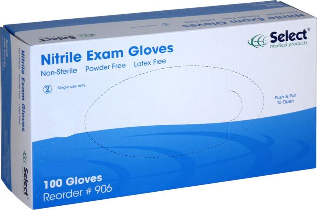 GLOVE LRG/NITRILE NS PF 50 PR
