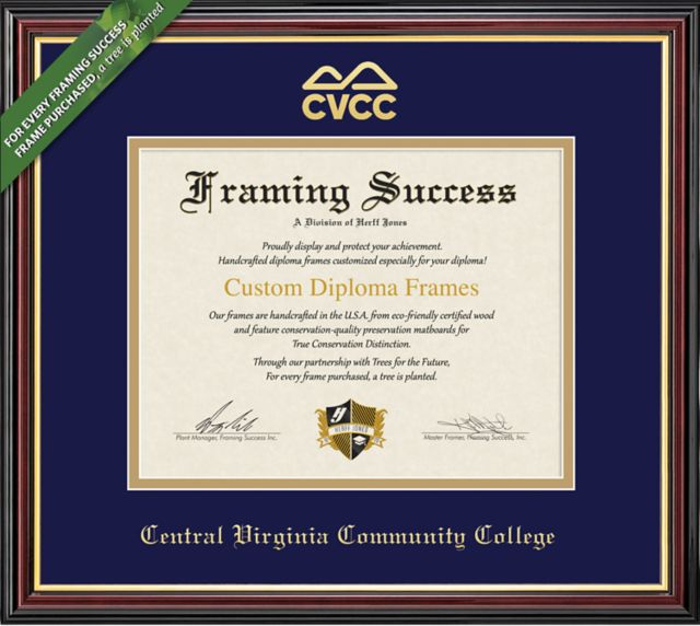 Central Virginia Community College 7x9 Diploma Frame