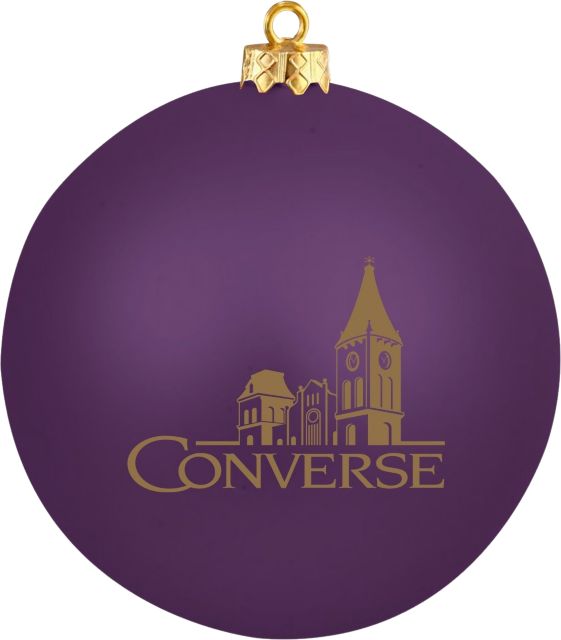 Converse University Shatterproof Round Ornament