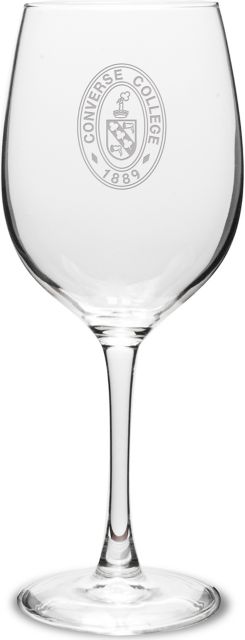 Converse College 16 oz. Wine Glass