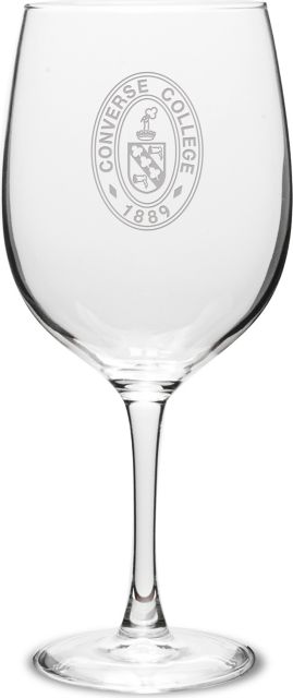 Converse College 19 oz. Wine Glass