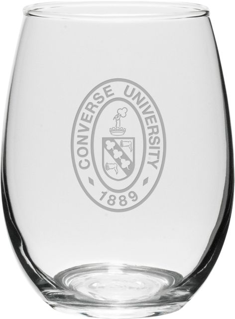 Converse University 15 oz. Stemless Wine Glass