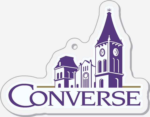 Converse University 3'' x 4'' Etched Plexiglass Ornament