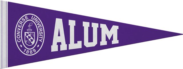 Converse University Alumni 9x 24 Pennant