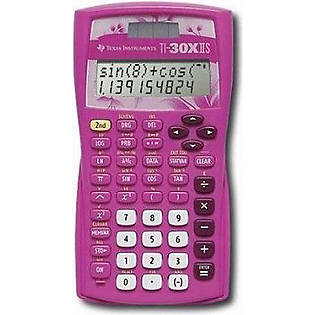 Texas Instruments TI-30X IIS Scientific Calculator Power Pink