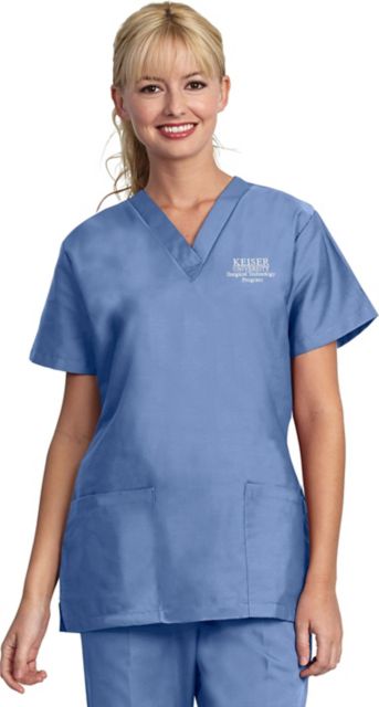 Fashion Seal Healthcare Fashion Poplin V-Neck Tunic  L