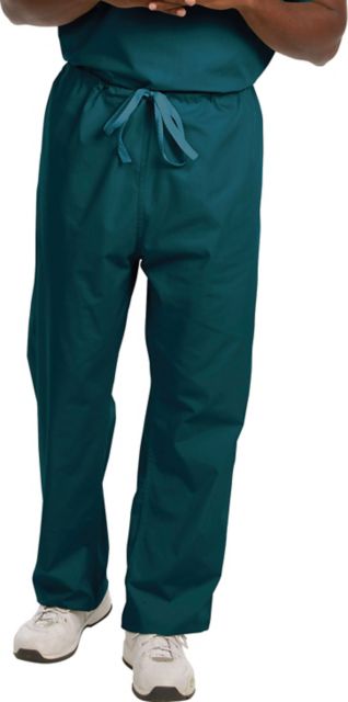 Fashion Seal Healthcare Unisex Fashion Poplin Drawcord Scrub Pant S Dark Teal