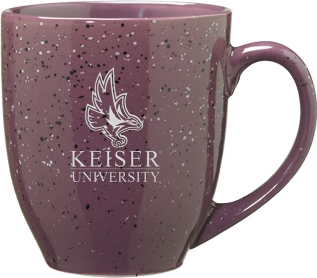 Keiser University Seahawks 16oz Speckled Bistro Mug