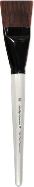 SIMPLY SIMMONS XL BRUSH STIFF SYNTHETIC FLAT 50