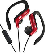 rii•*¨*•.¸♬︎ JVC Sport earclip with Mic and Remote Red - ONLINE ONLY