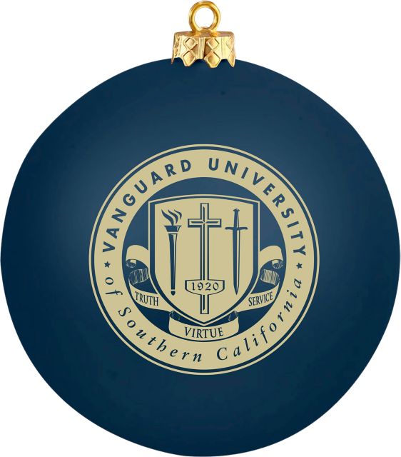 Vanguard University Round Shatterproof Ornament