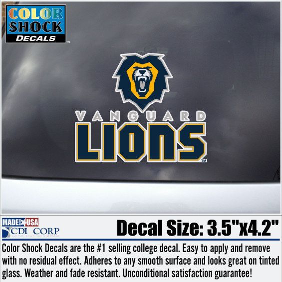 Vanguard University Decal Primary