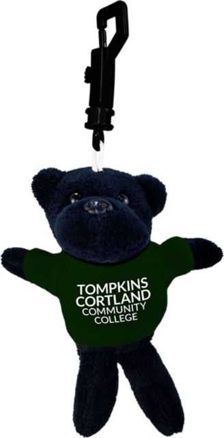 Tompkins Cortland Community College Panthers Plush Keychain