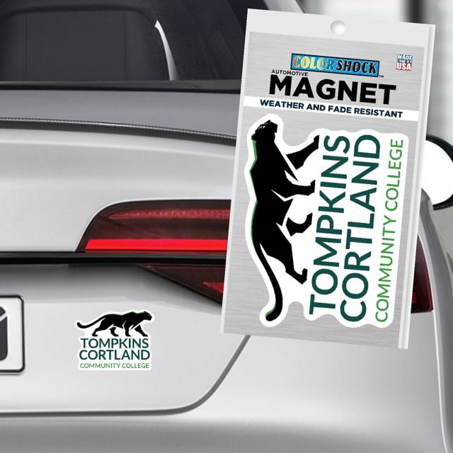 Tompkins Cortland Community College Panthers 4" x 4" Magnet