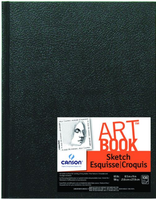 Canson Sketch Book Hard Cover 8.5 x 11 108 Sheets